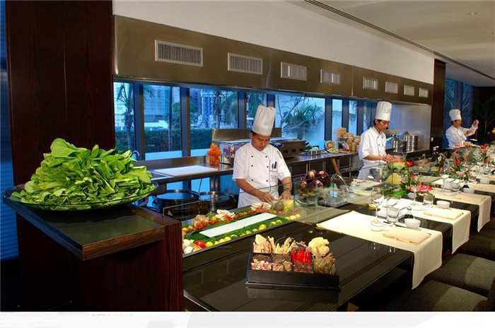 優(yōu)佰特做的成都露?？Х任鞑蛷d廚房設(shè)備案例圖片