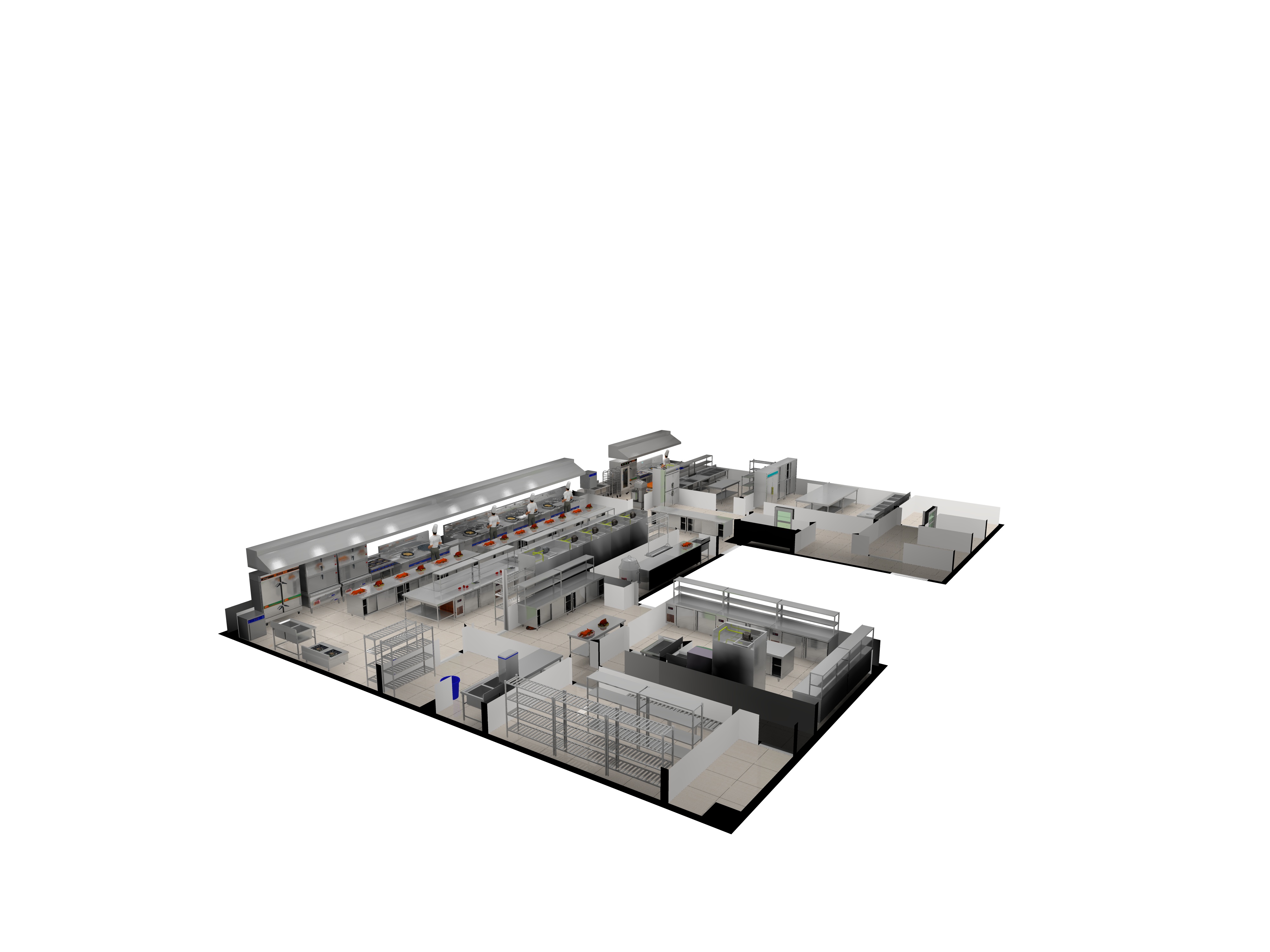 餐廳廚房設(shè)計圖2