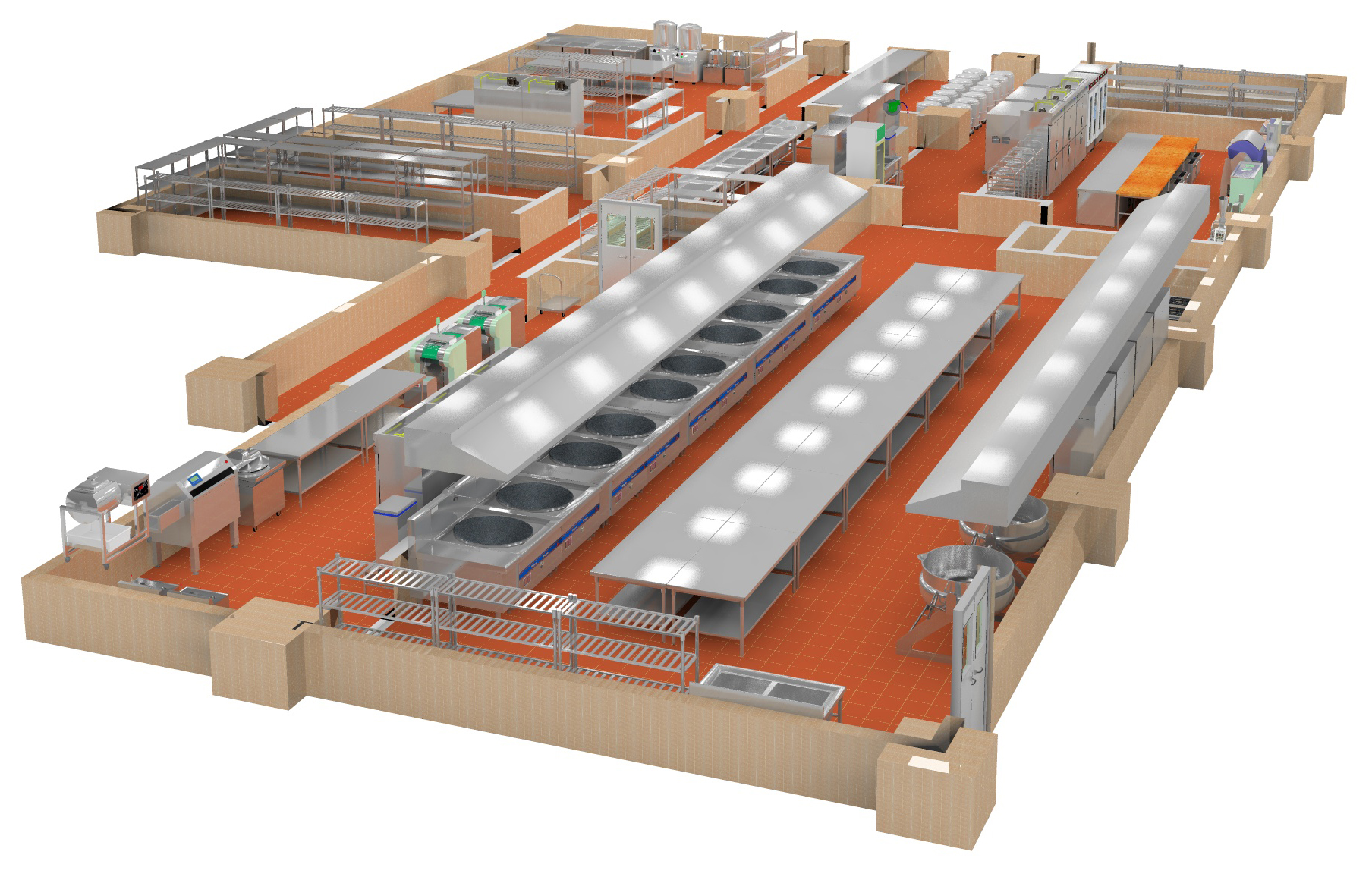 餐廳廚房設(shè)計圖4