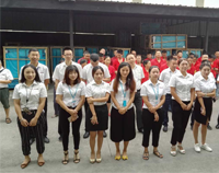 優(yōu)佰特廚房設(shè)備公司8月員工月會順利召開，現(xiàn)場氣氛活躍、充滿喜悅