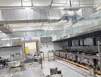 大型廚房設備廠告訴你廚房排煙工程注意事項