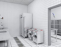 宜賓食堂廚具設備生產(chǎn)廠家告訴你廚房排水如何設計